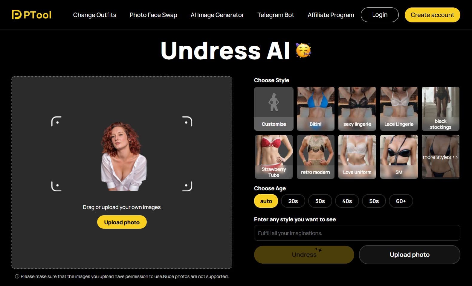 PTool Undress AI screenshot 1