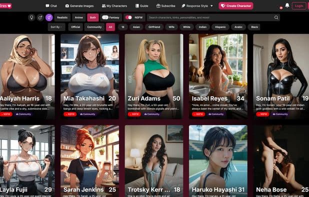 Secret Desires AI screenshot 2