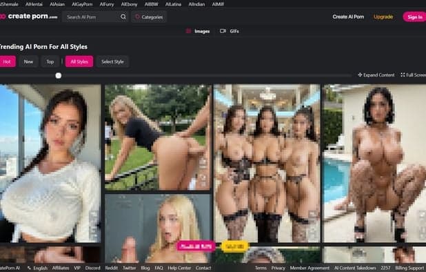 CreatePorn.com screenshot 1