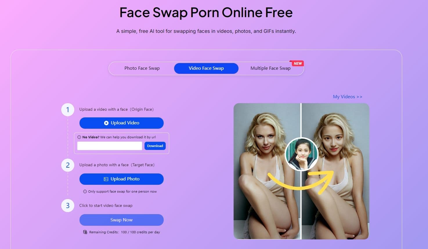 PornFaceSwap screenshot 1