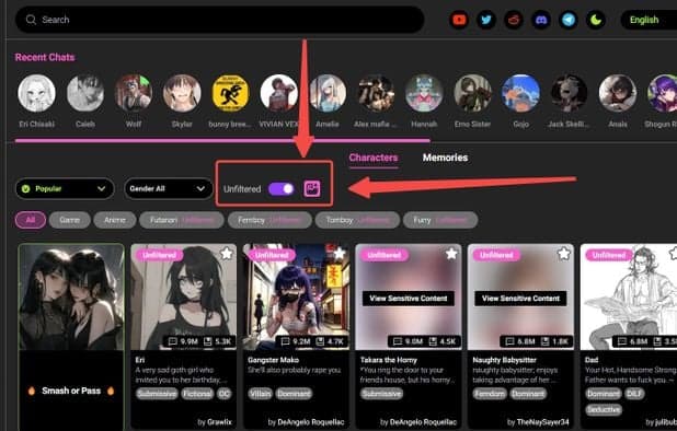 CrushOn.ai screenshot 2
