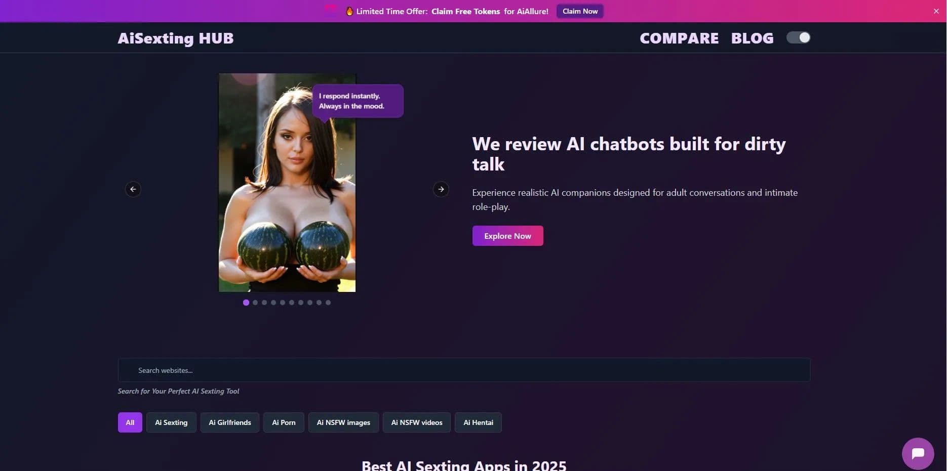 AiSexting HUB screenshot 1