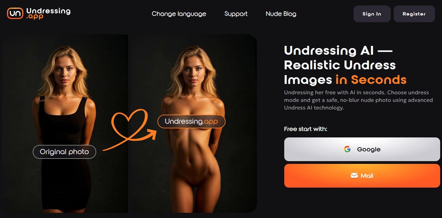 Undressing.app screenshot 1