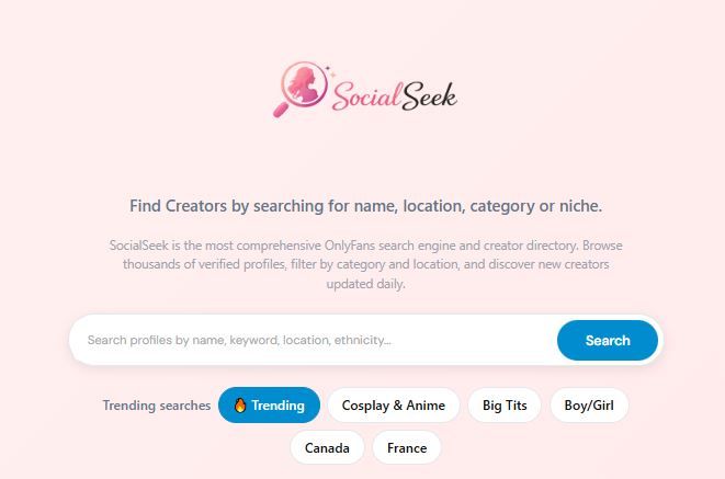 SocialSeek screenshot 1