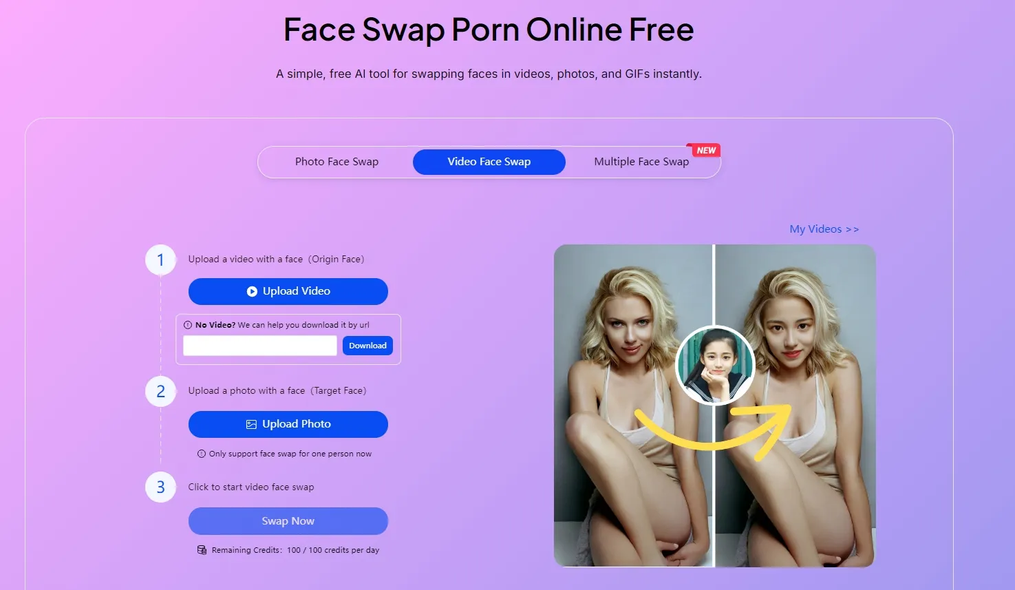 PornFaceSwap screenshot 1