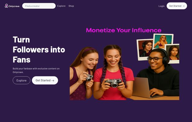 Onlycrave screenshot 1