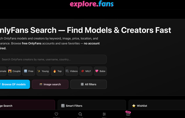 Explore.fans screenshot 1