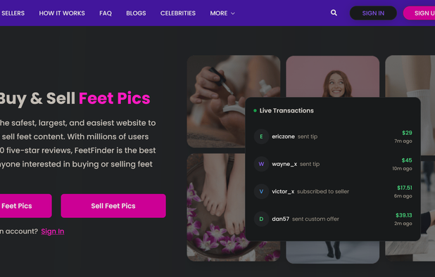 FeetFinder screenshot 1