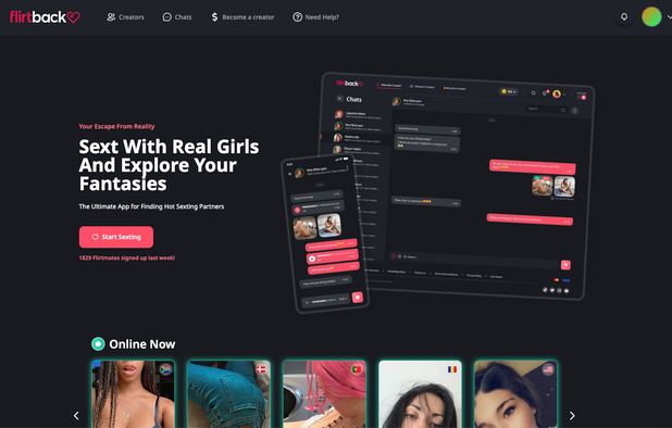Flirtback screenshot 1