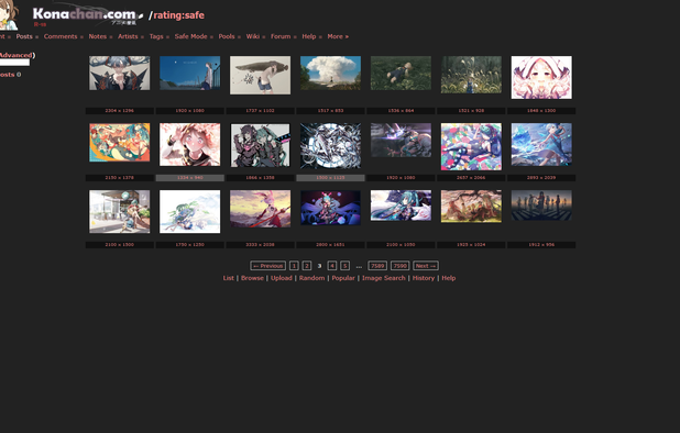 Konachan screenshot 2