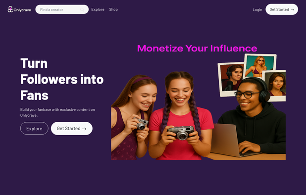 Onlycrave screenshot 1