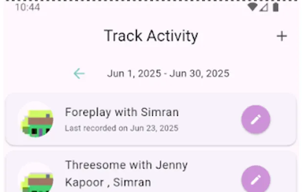 Ultimate Sex Tracker screenshot 1