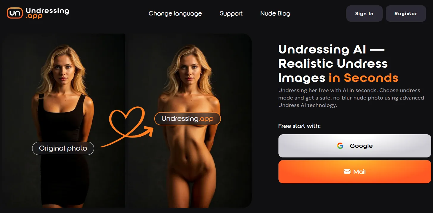 Undressing.app screenshot 1